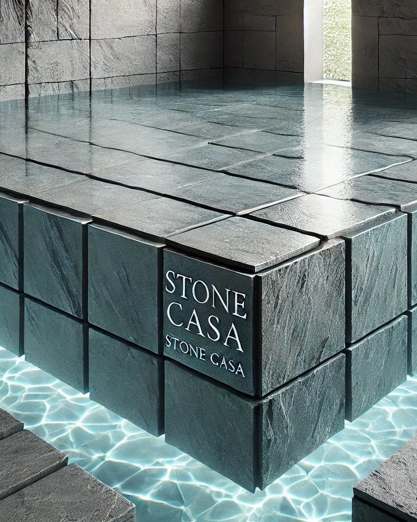 Piso Elevado Ardósia Áreas Submersas | Blog Stone Casa piso-elevado-de-ardosia-de-matacão